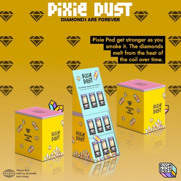 PIXIE POD LIVE DIAMOND BLEND THC-A ASSORTED FLAVORS DISPOSABLE VAPE 4GM/45CT DISPLAY